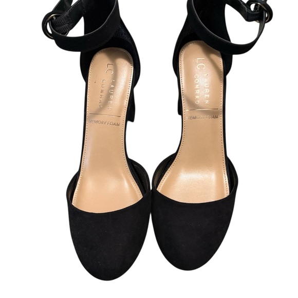 LC Lauren Conrad Black Heels - Picture 1 of 2